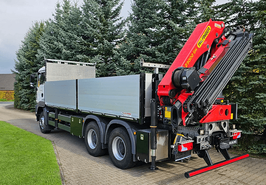 MAN TGS 26.430 6x4 - valník s hydraulickou rukou Palfinger