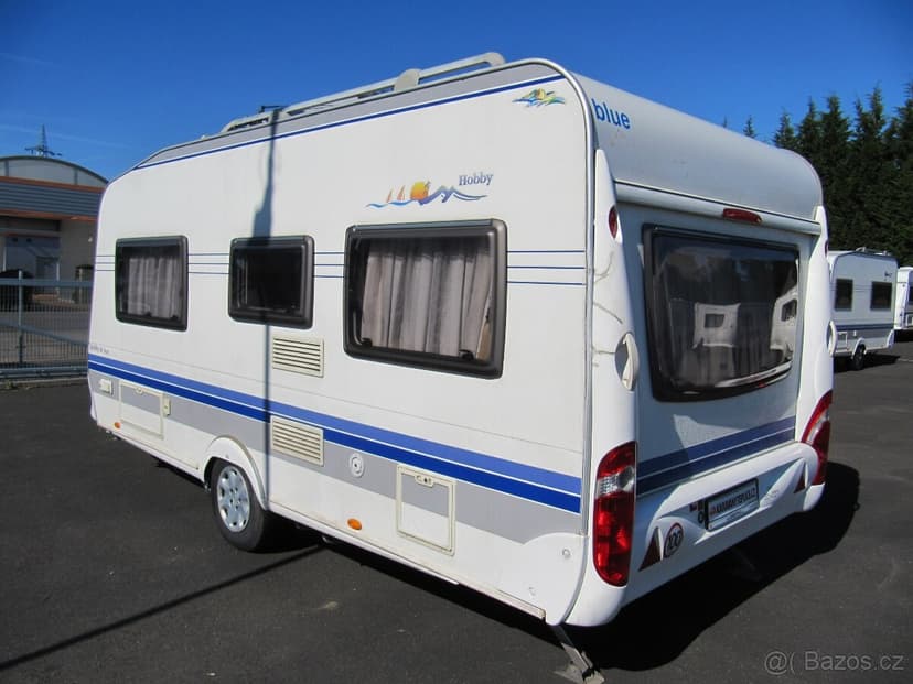 Prodám karavan Hobby 460 ufe,r.v.2008 + TOP VÝBAVA