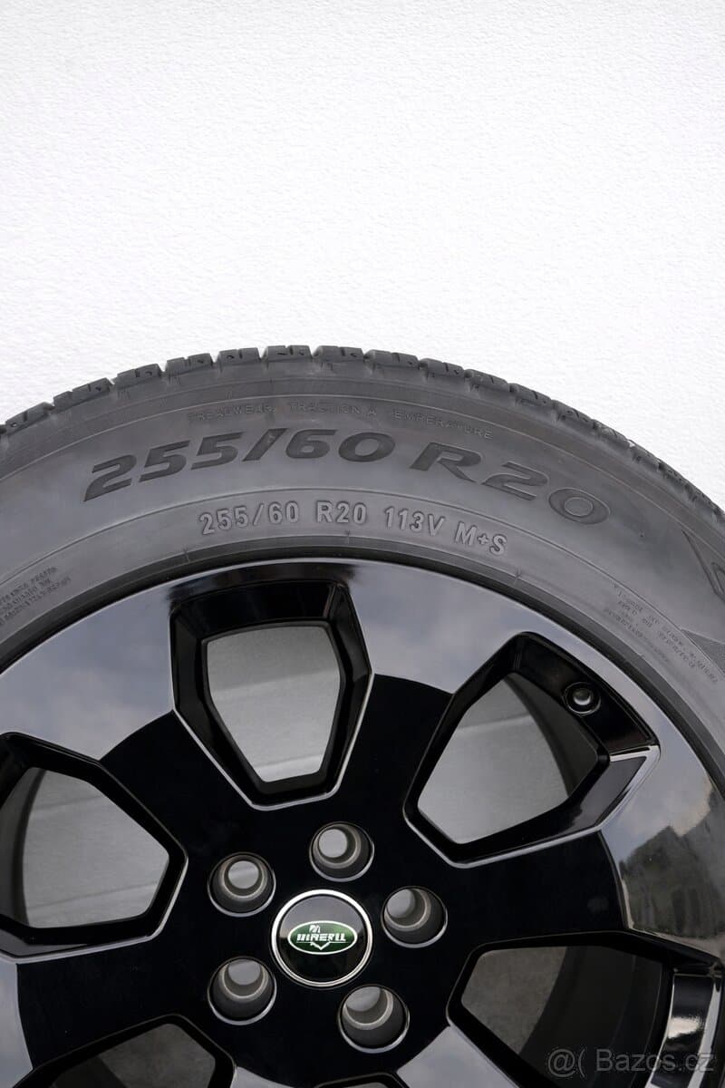 Sada 5x Alu kol a pneu na Land Rover Defender R20