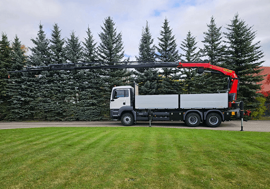 MAN TGS 26.430 6x4 - valník s hydraulickou rukou Palfinger
