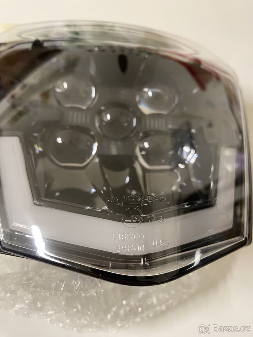 KTM EXC LED světlo, černé s LED páskem, nové, homologace