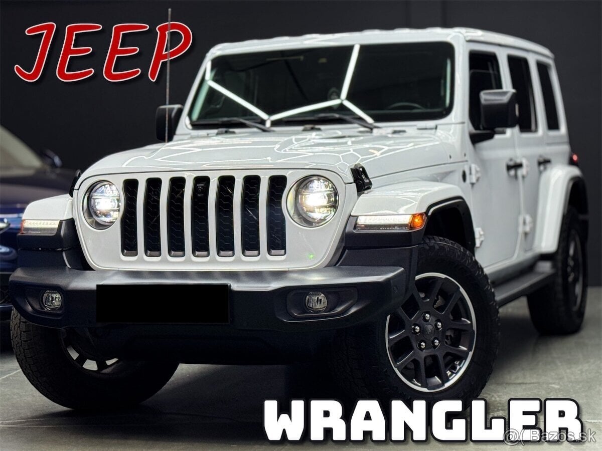JEEP WRANGLER, 2.0T 200KW, AUTOMAT, 4x4, ODPOČET DPH