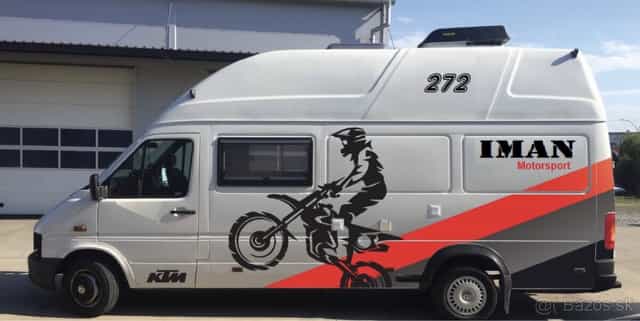 VW LT46 2,8TD Motokrosový Autokaravan do 3,5 T