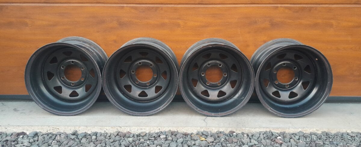 Predam plechove disky Triangular 6 x 139.7