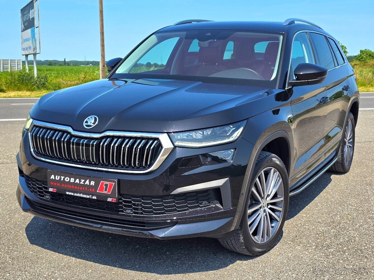 ✅️Škoda Kodiaq L&K 2.0.TDI 147kw 4x4,2022,Ťažné,DCC,360✅️