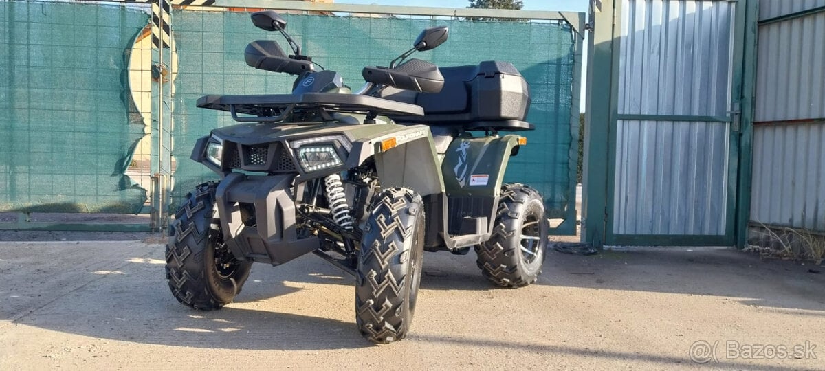 Atv stvorkolka fourcraft 200 automat + tazne, alu disky