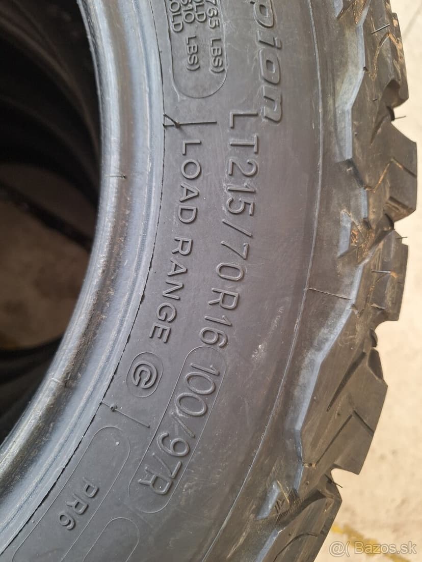215 70 R 16 97/100R BFGoodrich All-Terrain A/T