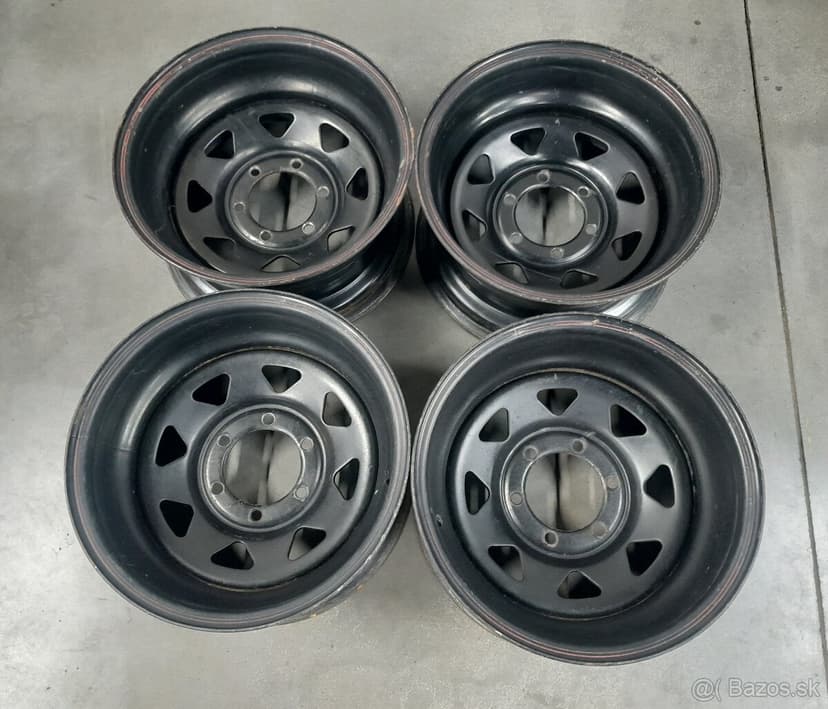 Predam plechove disky Triangular 6 x 139.7